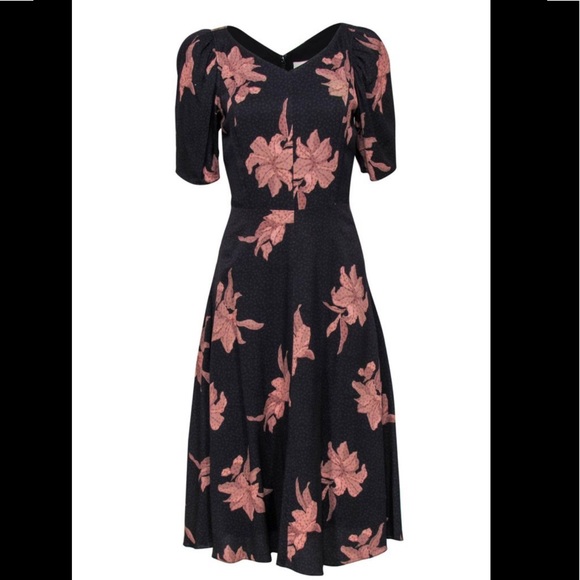Rebecca Taylor La Vie Floral Dress Medium